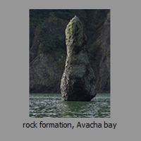 rock formation, Avacha bay